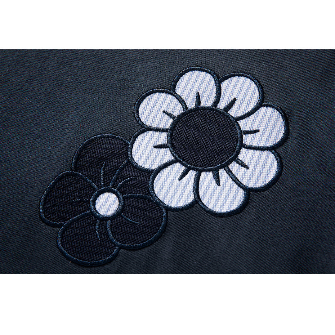 Thom Browne  Floral Embroidery T-shirt