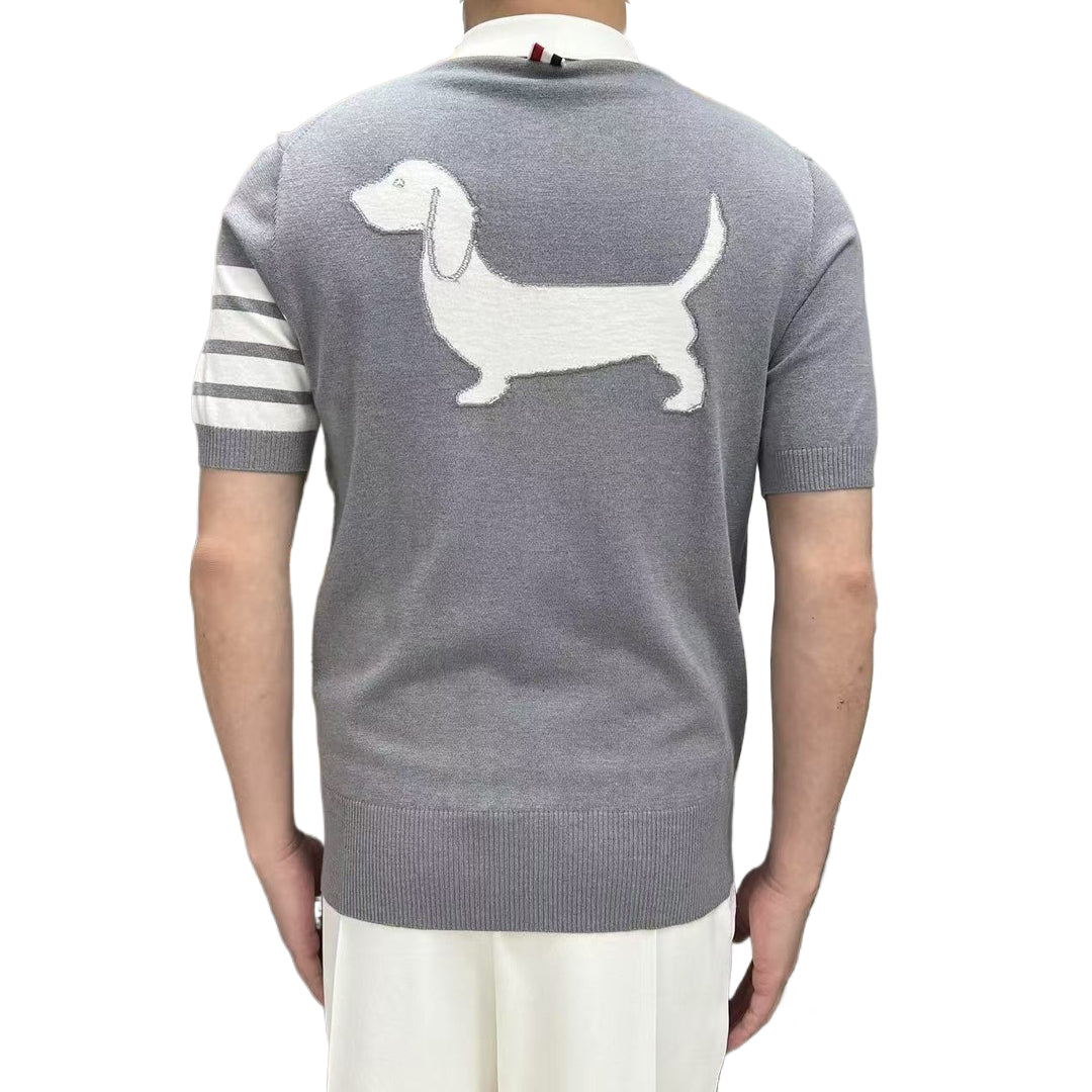 Thom Browne 2025ss Men Wool T-shirt