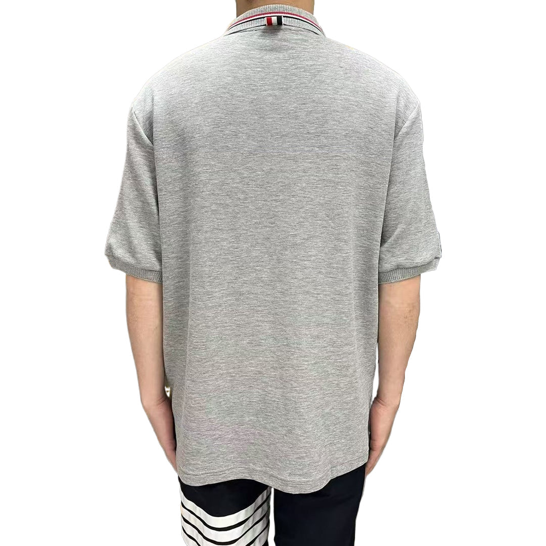 Thom Browne 2025ss Loose polo T-shirt