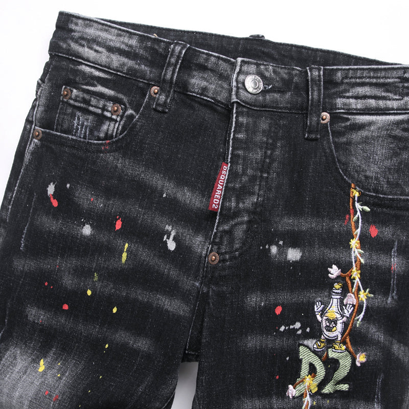 dsquared2 2026ss Letter Hole Jeans
