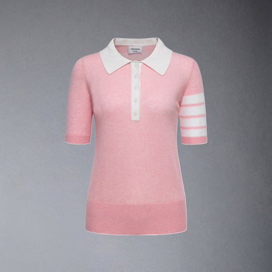 MR.TOM  Women Flowers POLO shirt