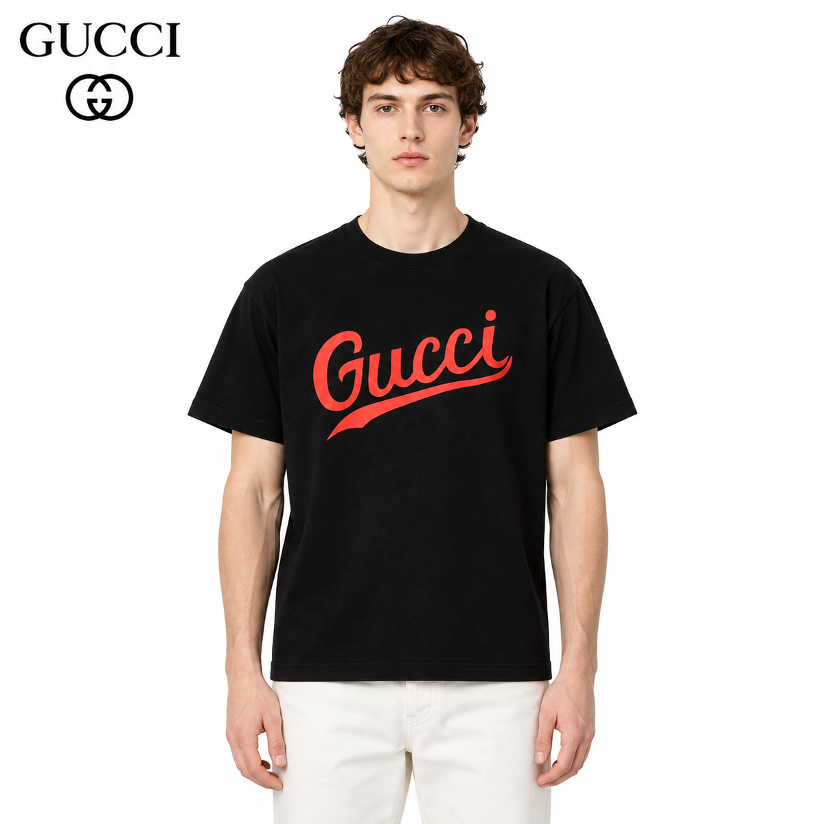 Gucci Script Logo Oversized T-Shirt