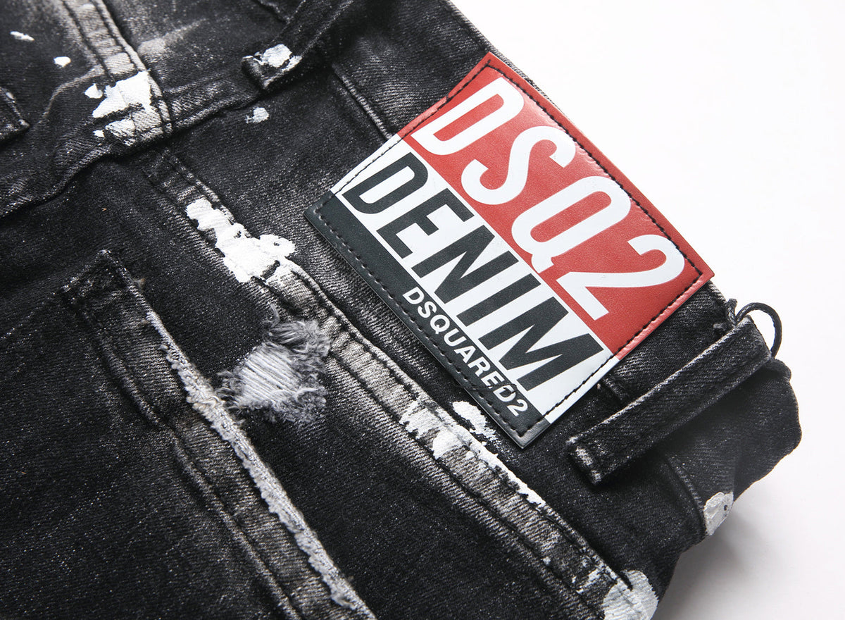 dsquared2 little feet graffiti Jeans