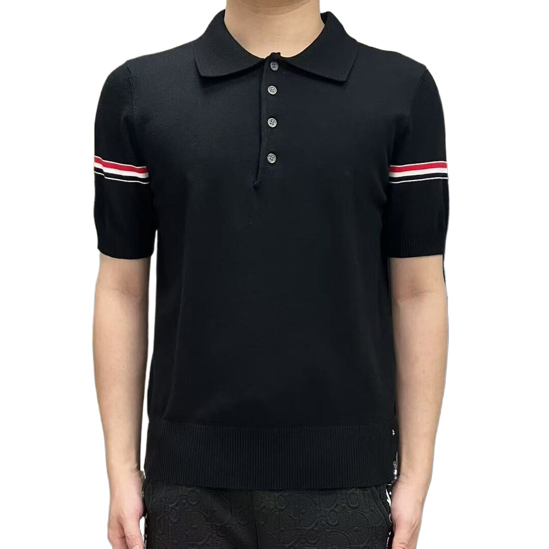 Thom Browne  2025ss Men Wool POLO T-shirt