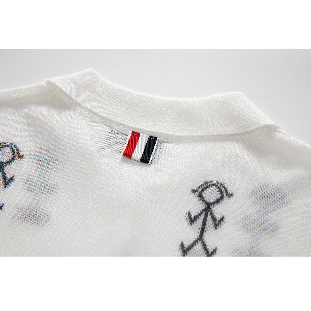 MR.TOM  Women Stickman POLO shirt