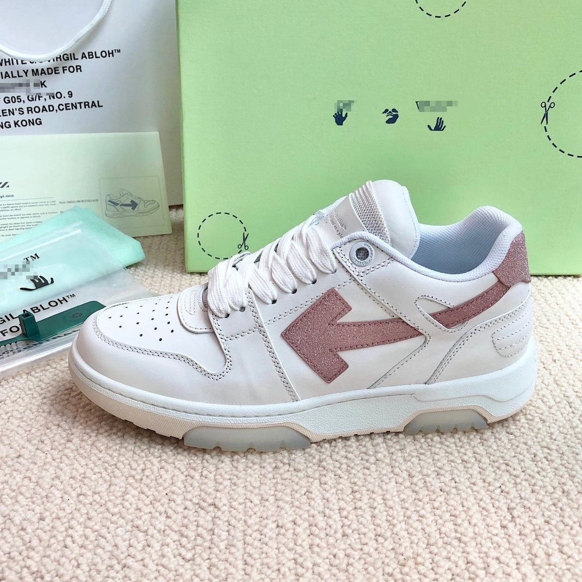 Off-White  Genuine Leather Sneakers#68