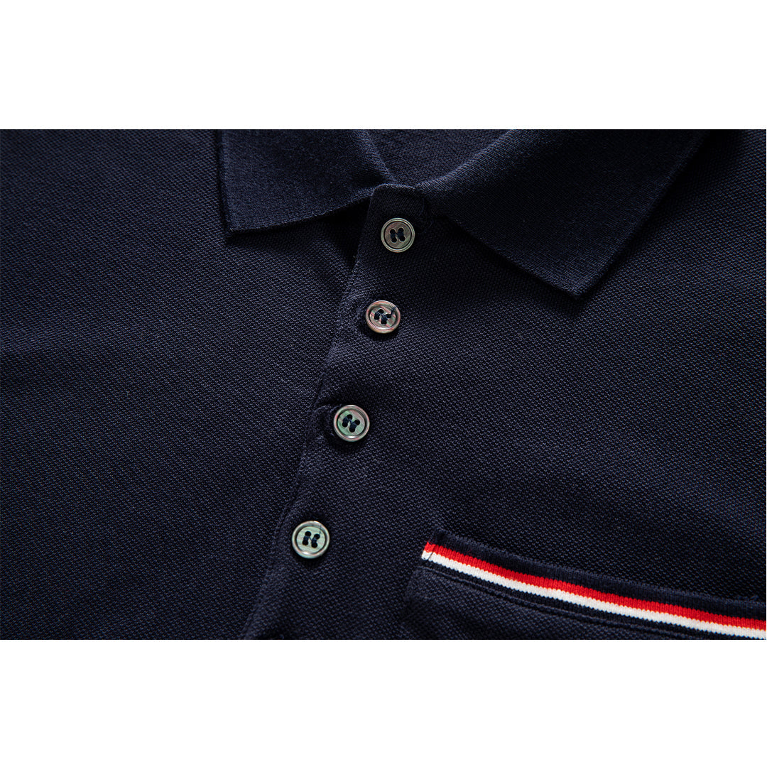 Thom Browne Pocket Stripes POLO Shirt