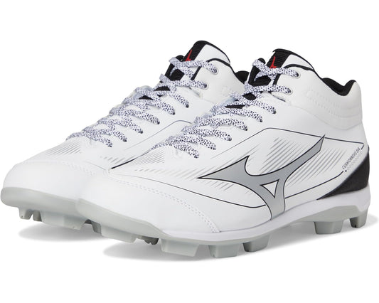 Men's Mizuno Cushionrevo Diamond Mid Tpu White/Black