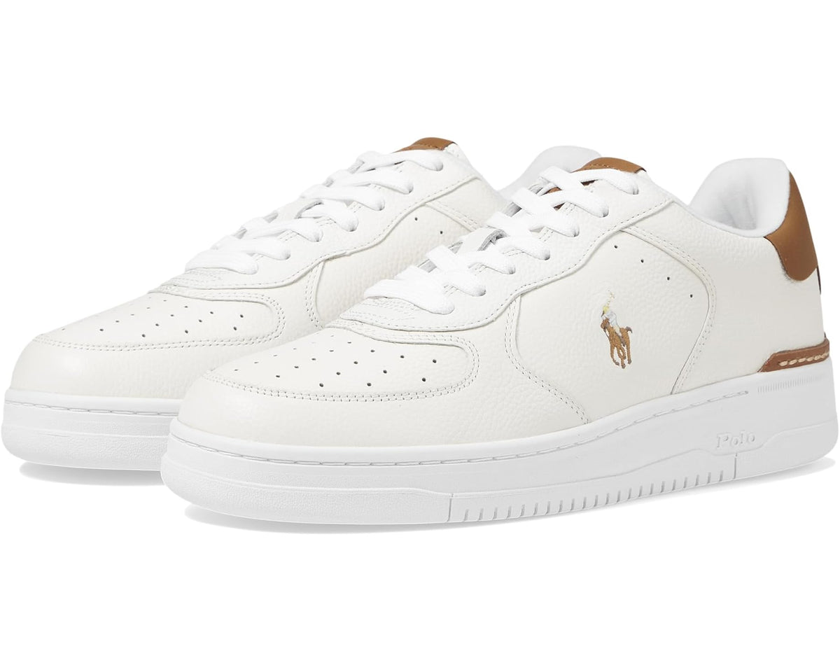 Men's Polo Ralph Lauren Masters CRT Deckwash White/Tan Multi PP