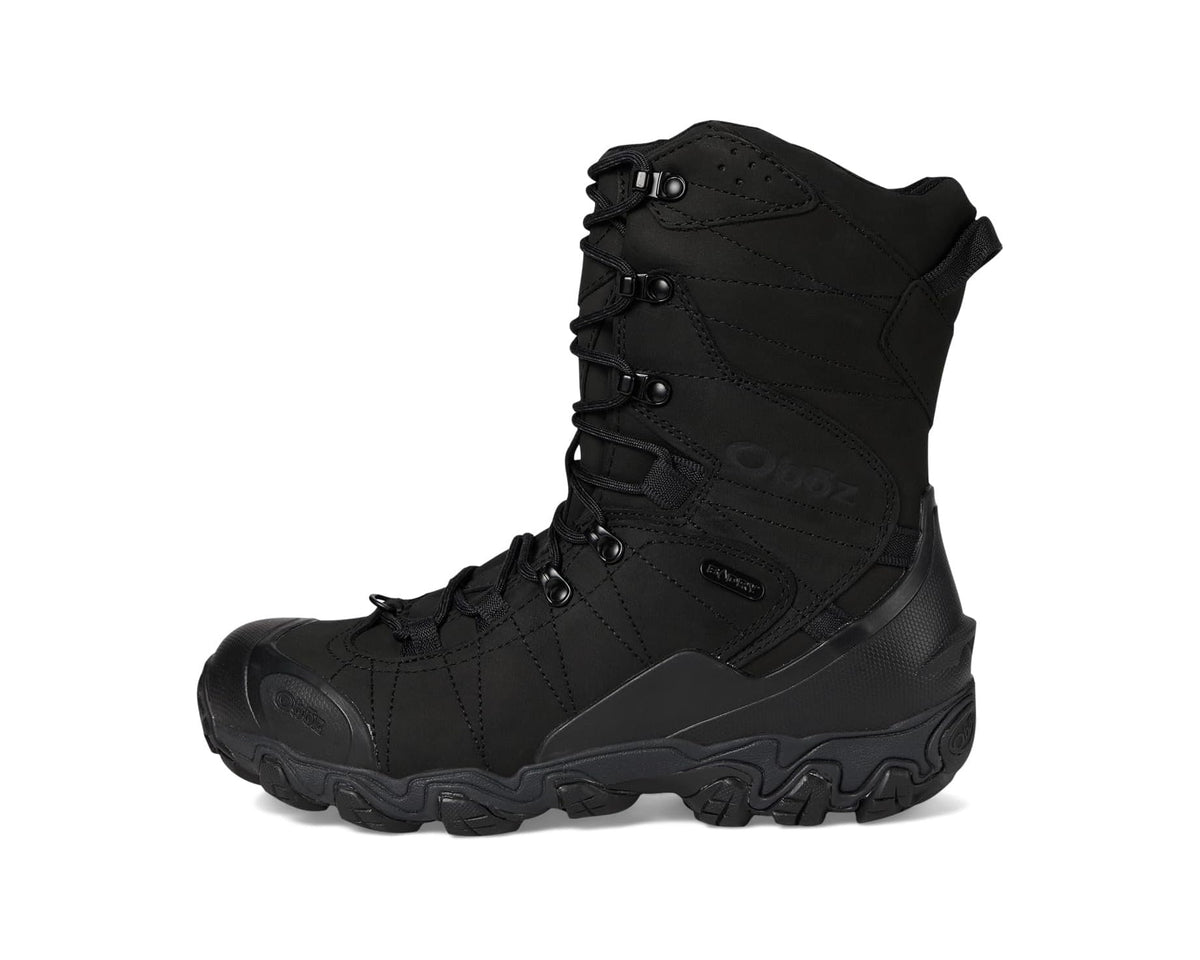 Men's Oboz Bridger 10 Insulated B-Dry Black Sea