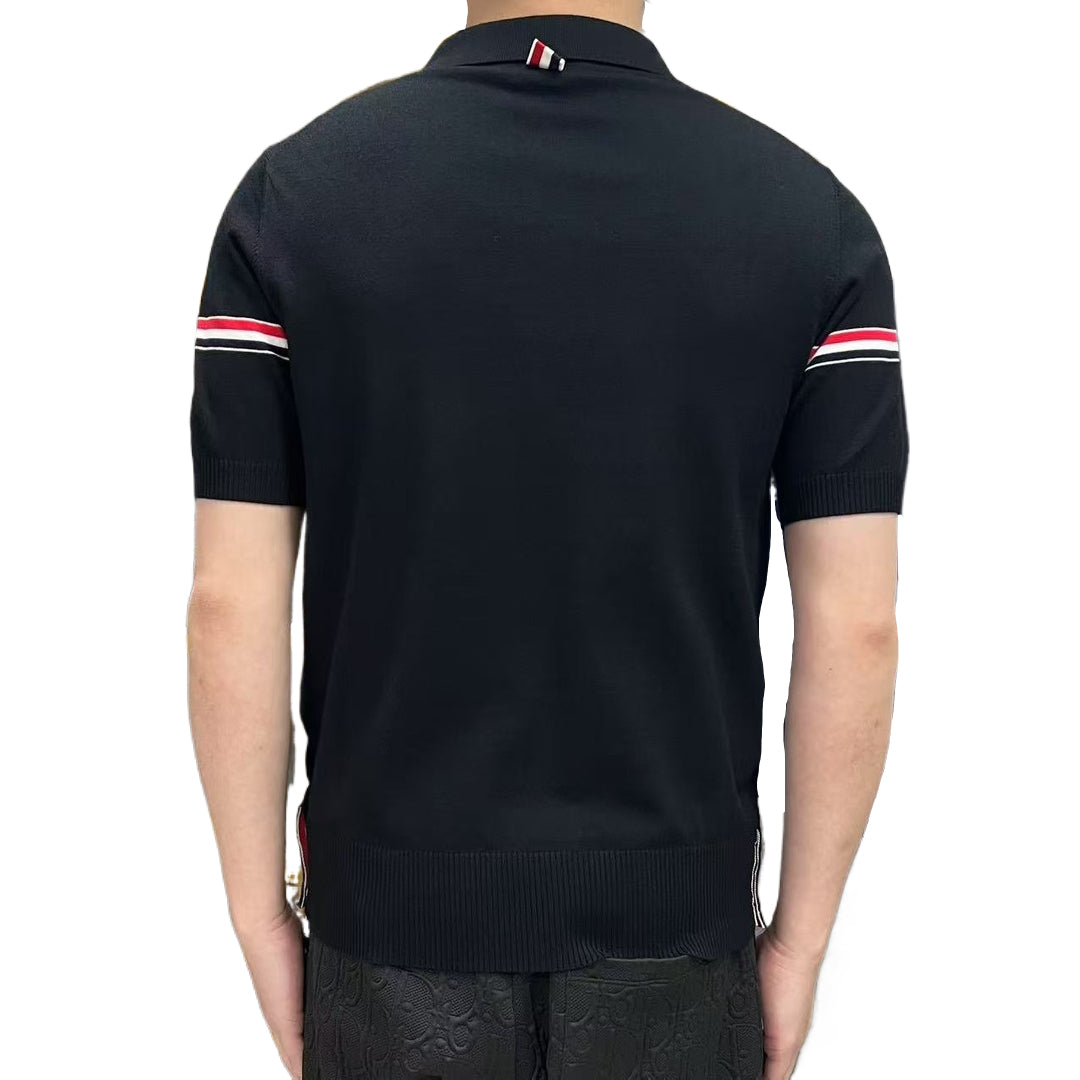 Thom Browne  2025ss Men Wool POLO T-shirt
