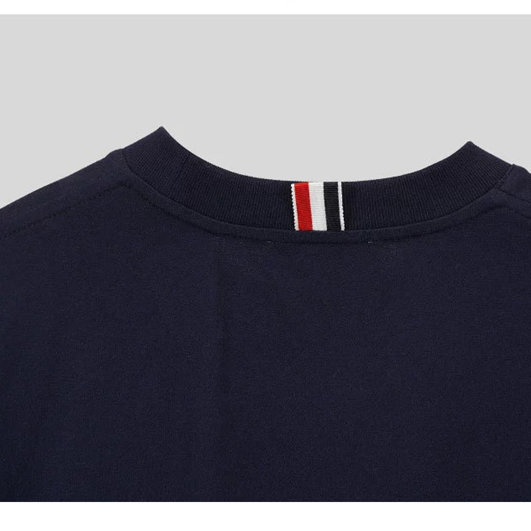 Thom Browne Anchor Embroidery  T-shirt