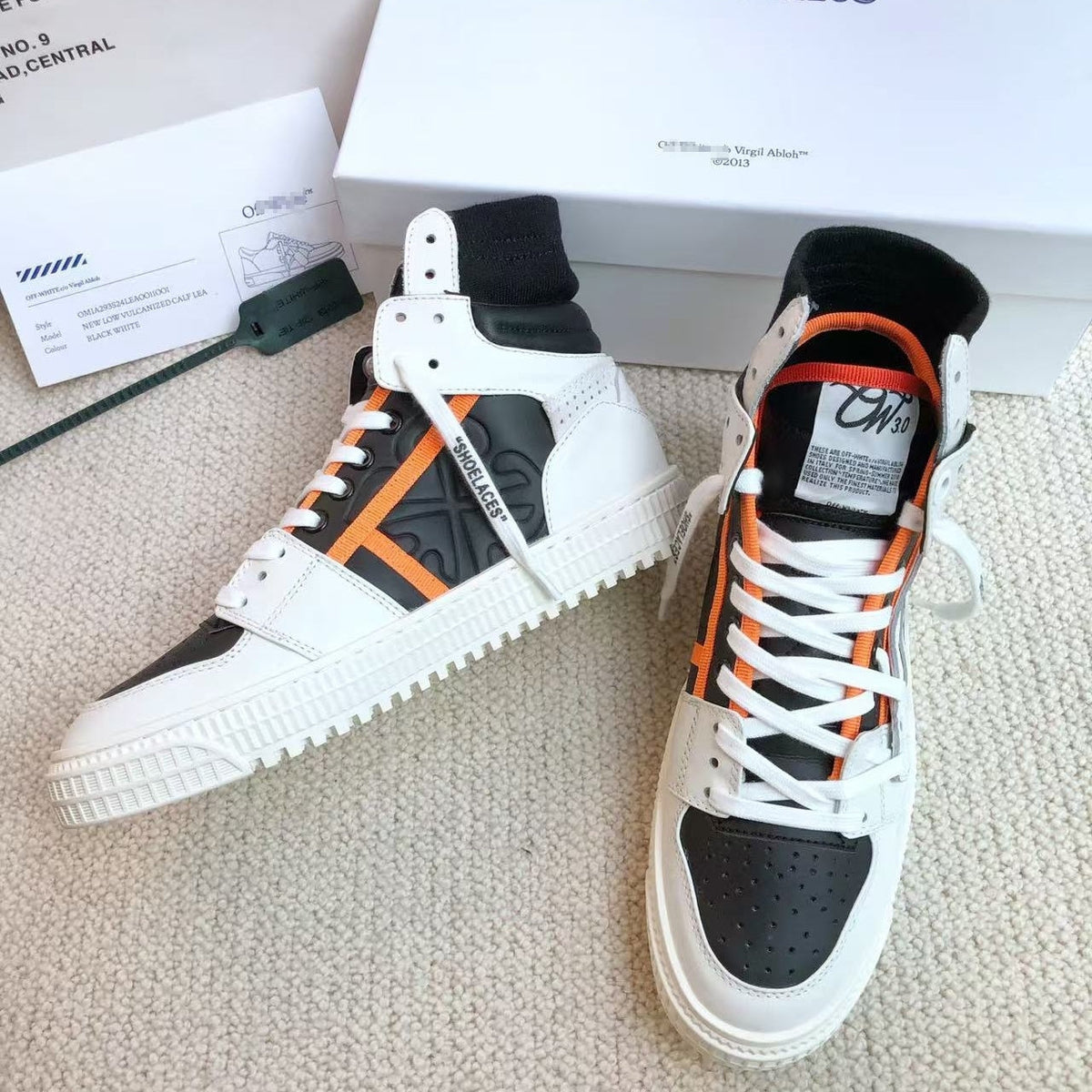 Off-White Arrow logo high-top sneakers#13