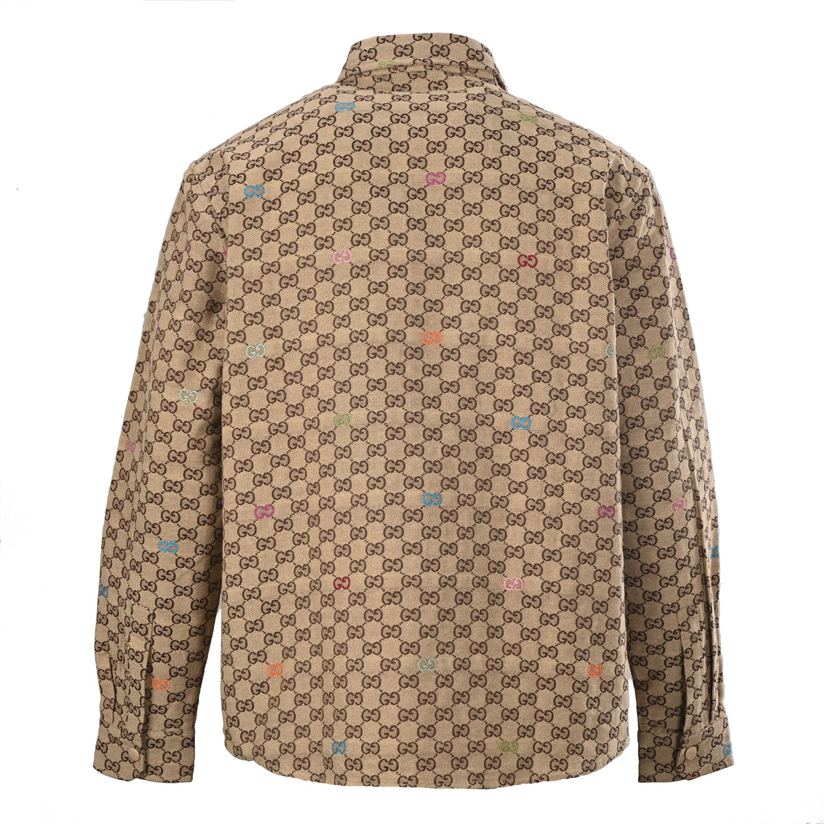 Gucci Signature GG Monogram Long Sleeve Shirt