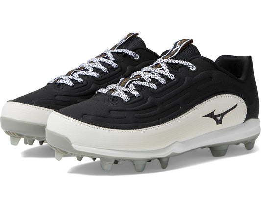 Men's Mizuno Ambition 3 Low TPU Baseball Cleats Black/White