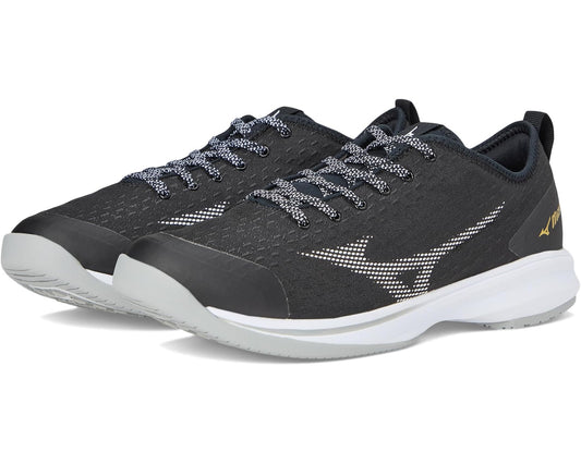 Men's Mizuno Dominant 4 Low Turf Black-White