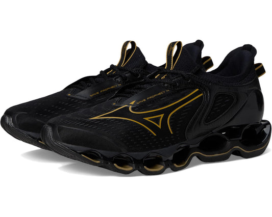 Men's Mizuno Wave Prophecy 14 Black/Gold