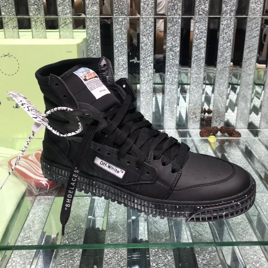 Off-White  Arrow Logo Leather Sneakers #34