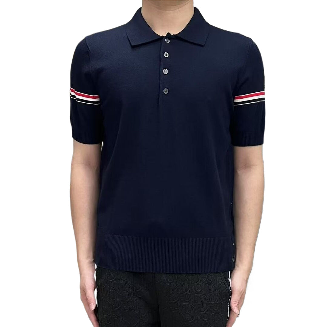 Thom Browne  2025ss Men Wool POLO T-shirt