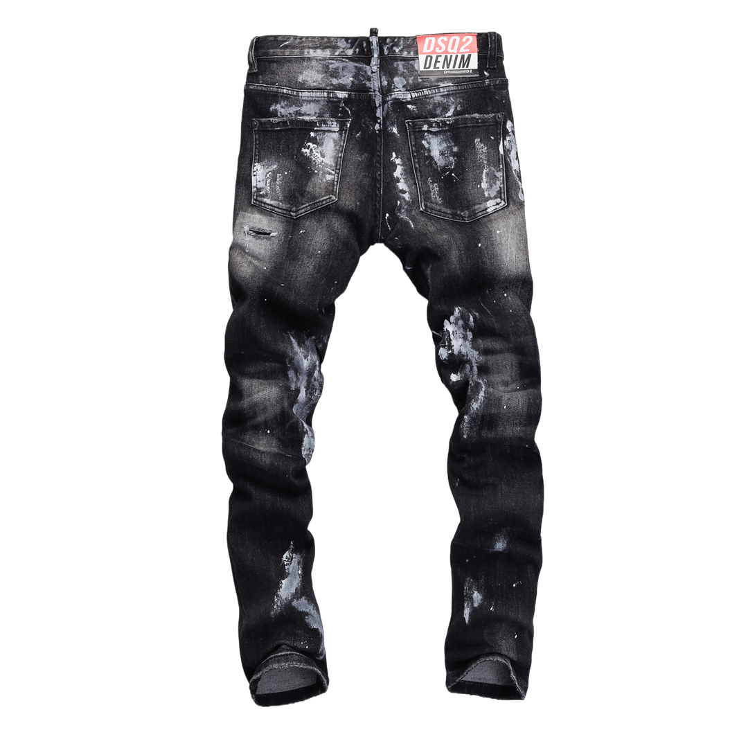dsquared2 New Ink Splash Man Hole Jeans