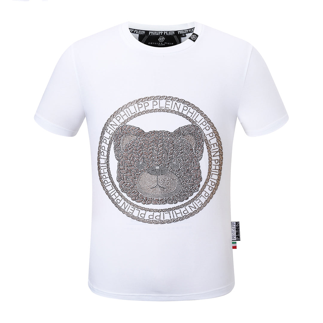 SOLA-PP Bear hot diamond man T-shirt