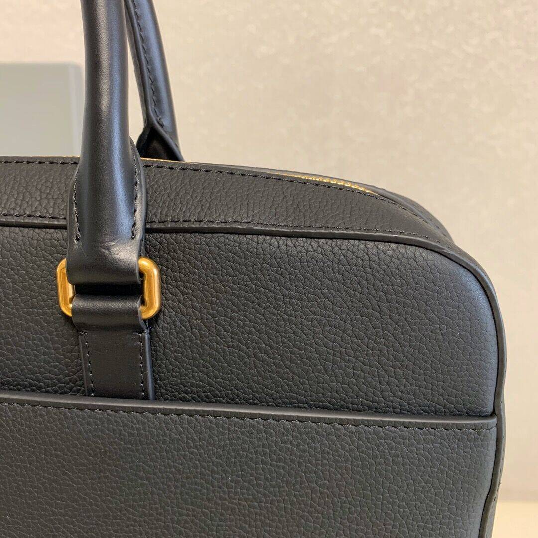 Thom Browne Top-grade cowhide briefcase
