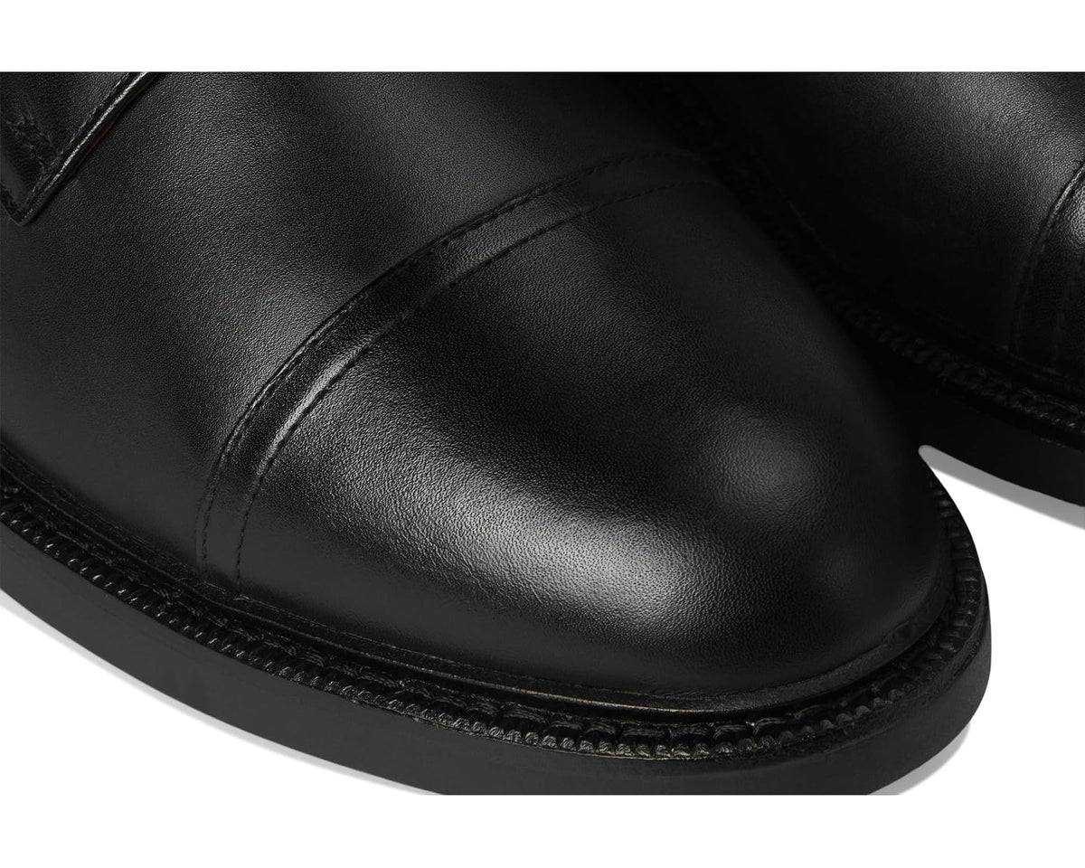 Men's Polo Ralph Lauren Asher Cap Toe Black Calf Leather