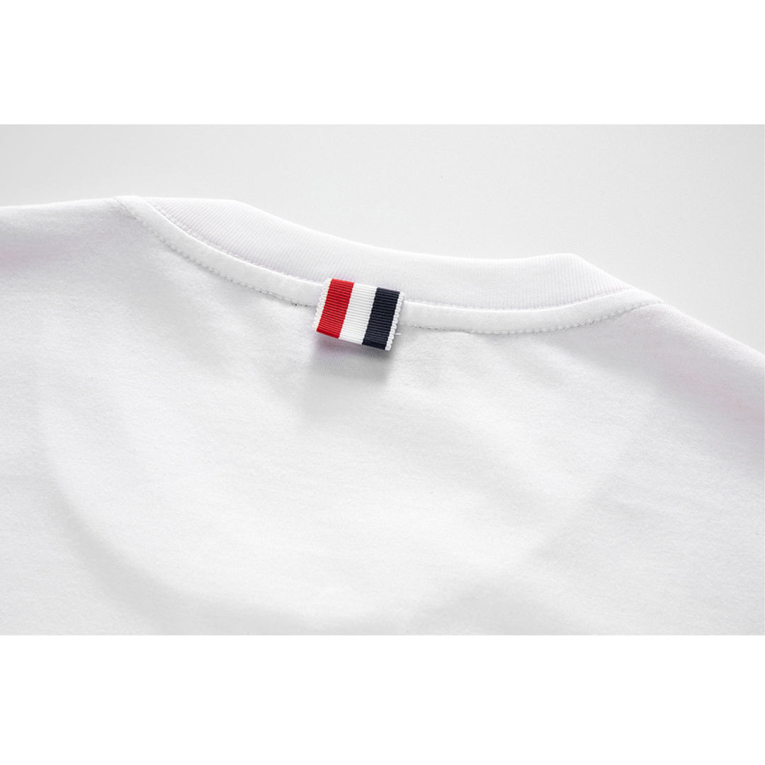 Thom Browne  Anchor embroidery T-shirt