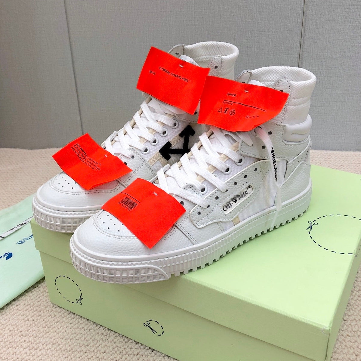 Off-White Arrow logo high-top sneakers#13
