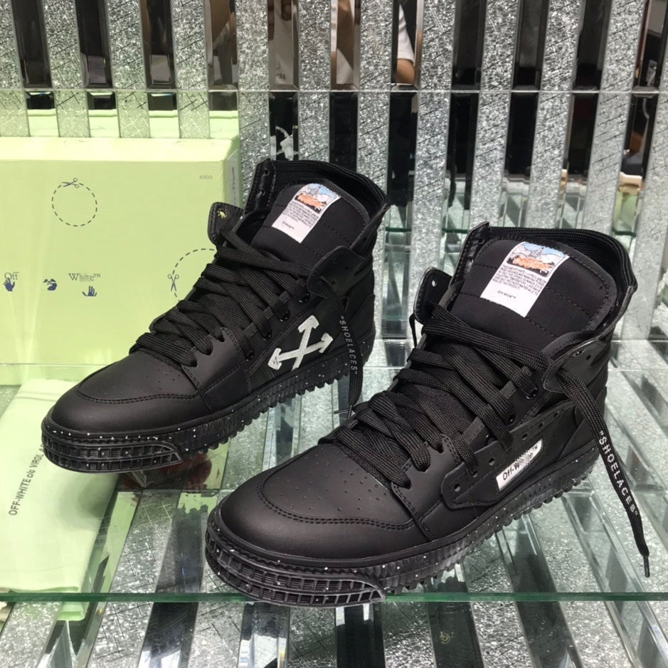 Off-White  Arrow Logo Leather Sneakers #34