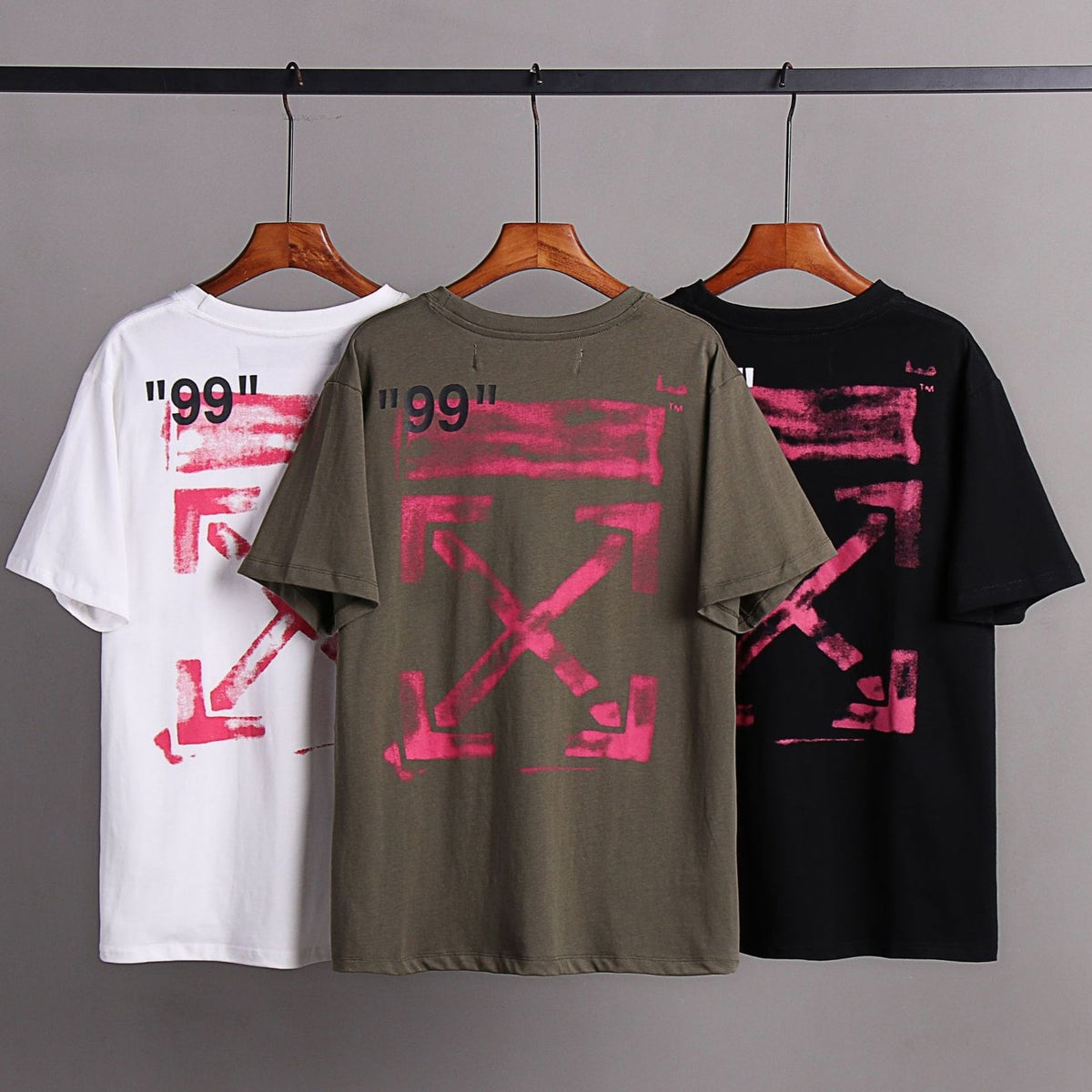OFF-White  Arrow logo print T-shirt#2