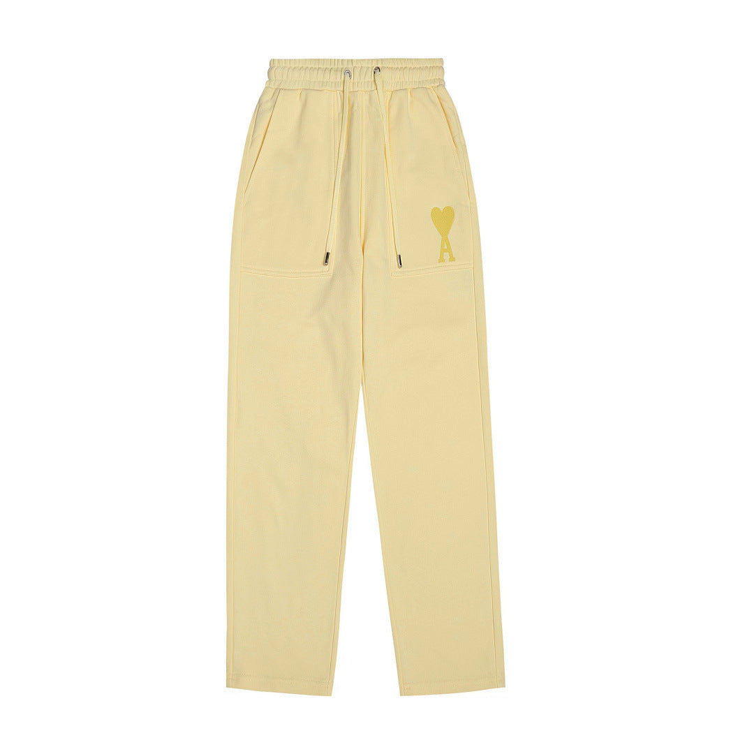 AMI PARIS  Straight leg Sweatpants