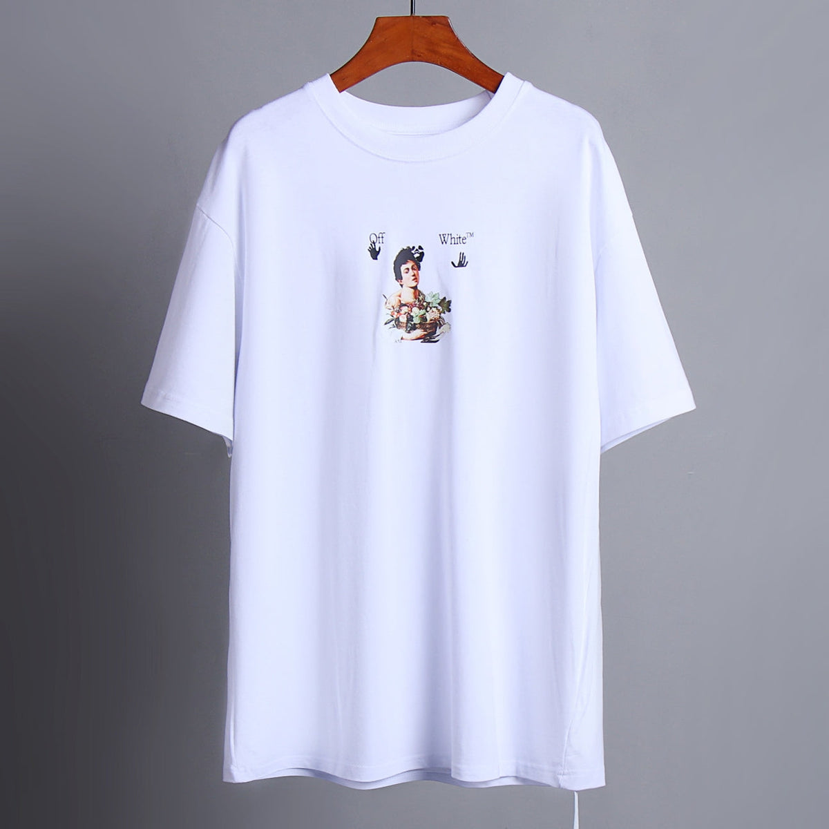 OFF-White Arrow logo print T-shirt#84