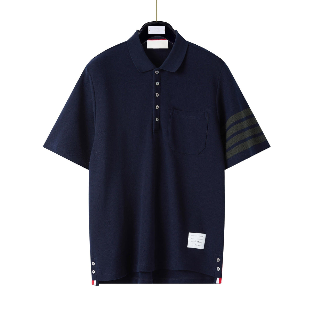 Thom Browne  Pocket Stripes POLO Shirt