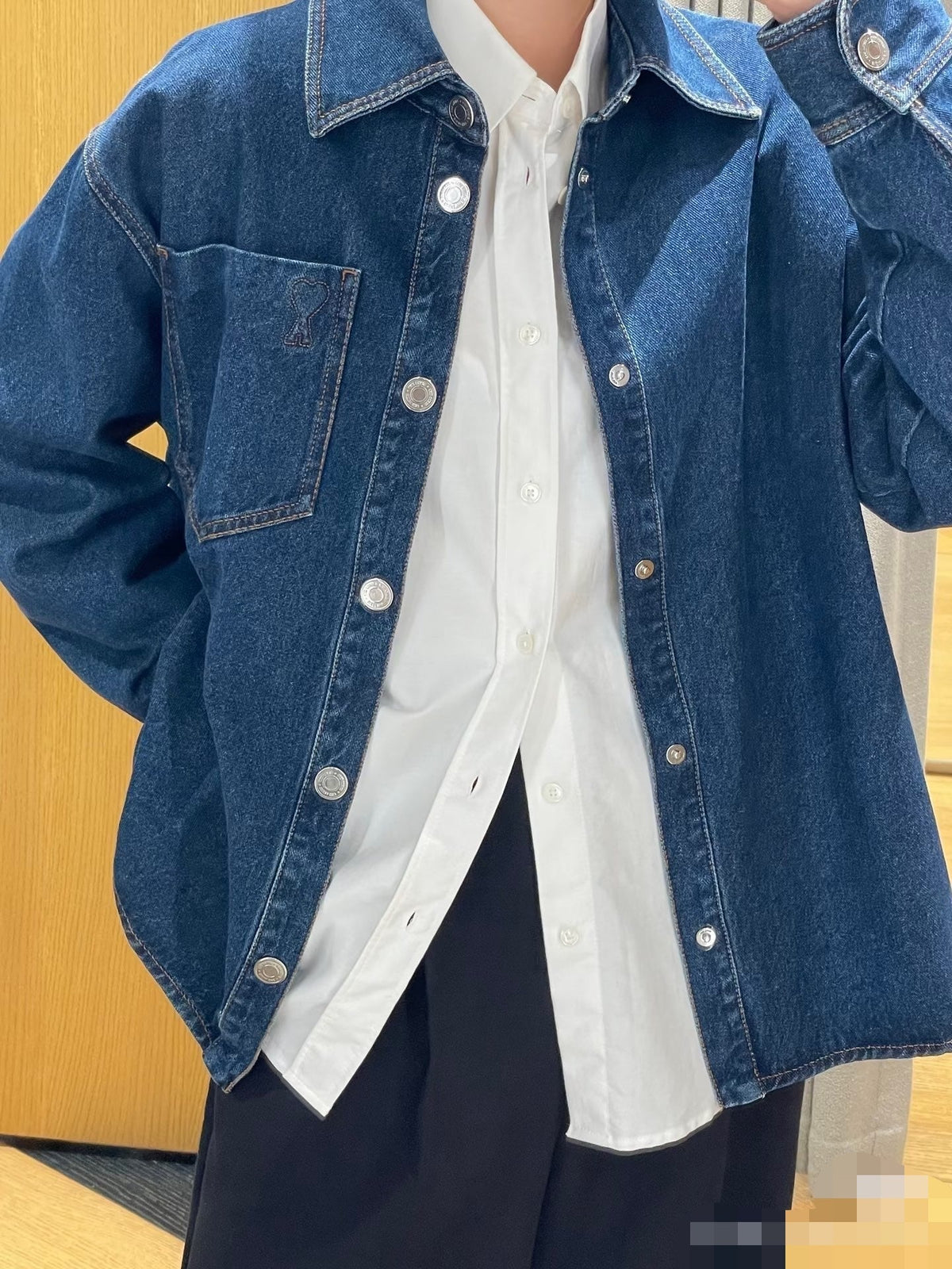 AMI PARIS Unisex denim jacket