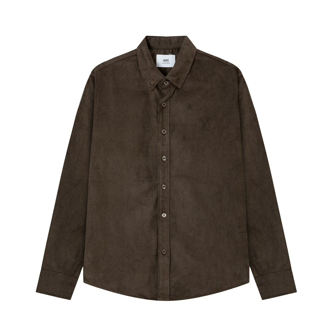 AMI PARIS  Corduroy shirt