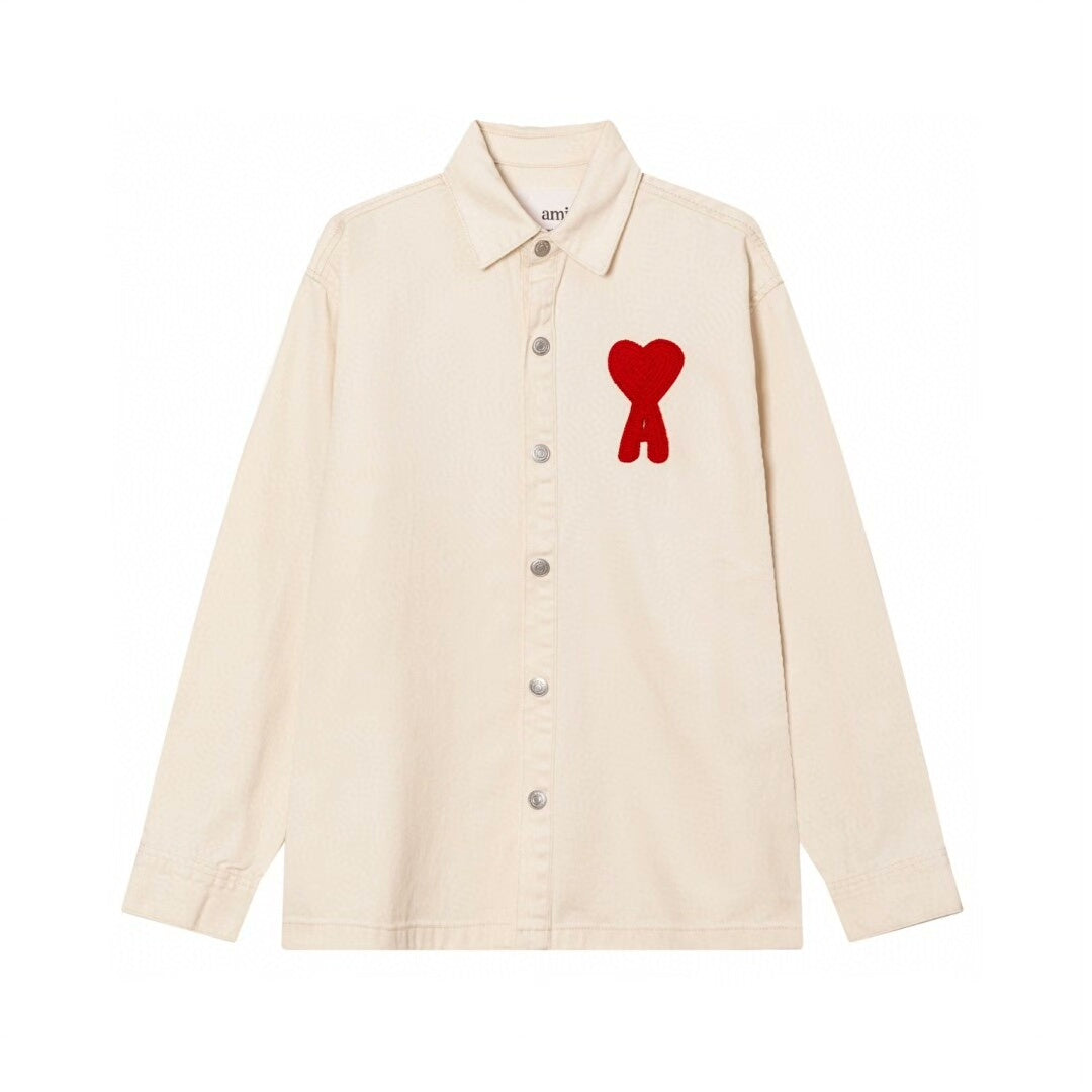 AMI PARIS  Unisex denim shirt
