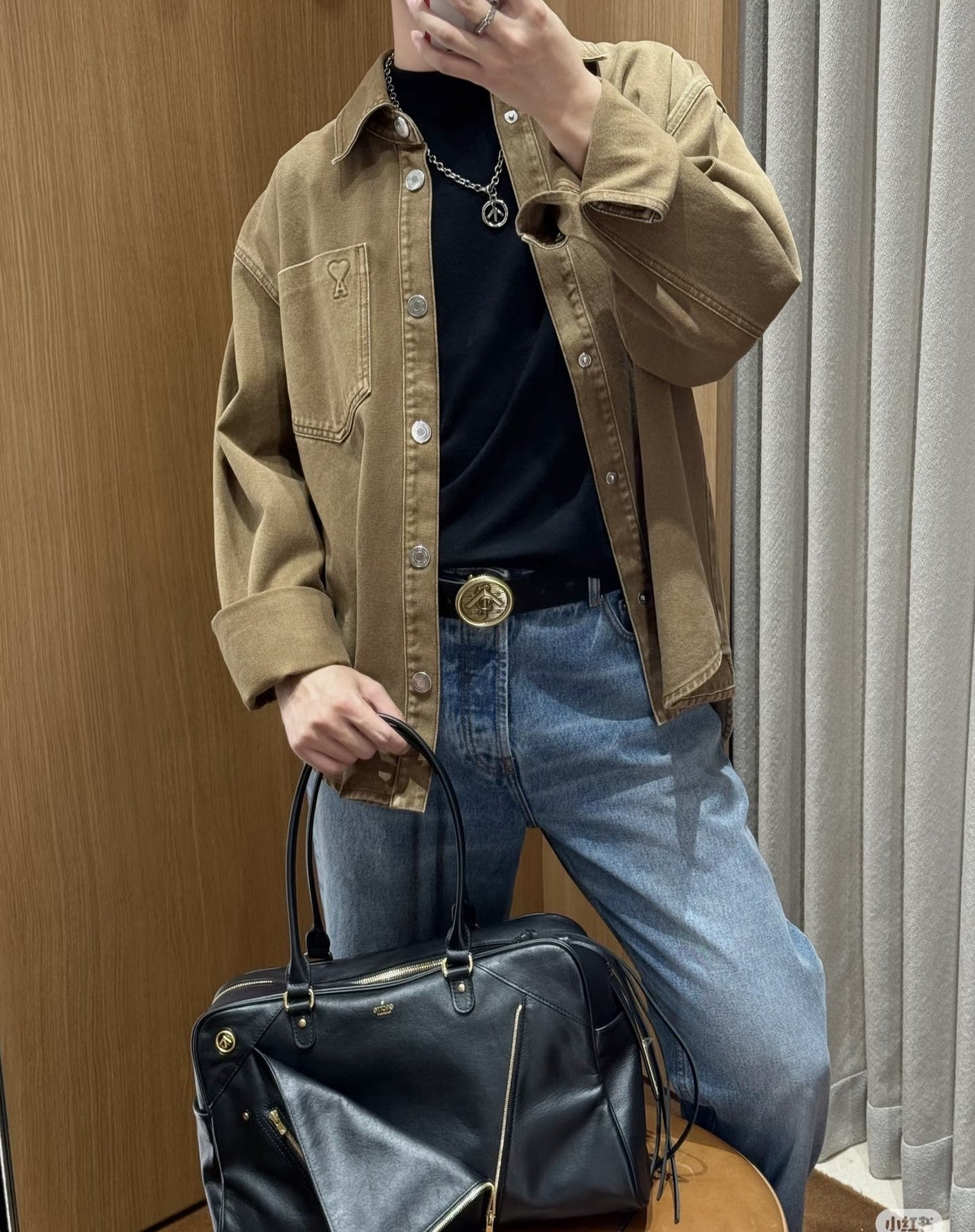 AMI PARIS Unisex denim jacket