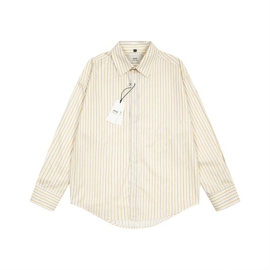 AMI PARIS Unisex striped shirt
