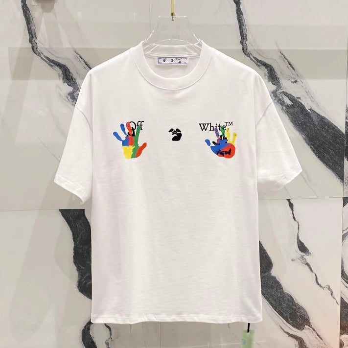 OFF-White Arrow Logo Cotton T-shirt#1002
