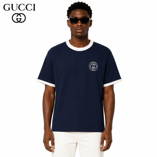 Gucci Interlocking G 1921 Ringer T-Shirt