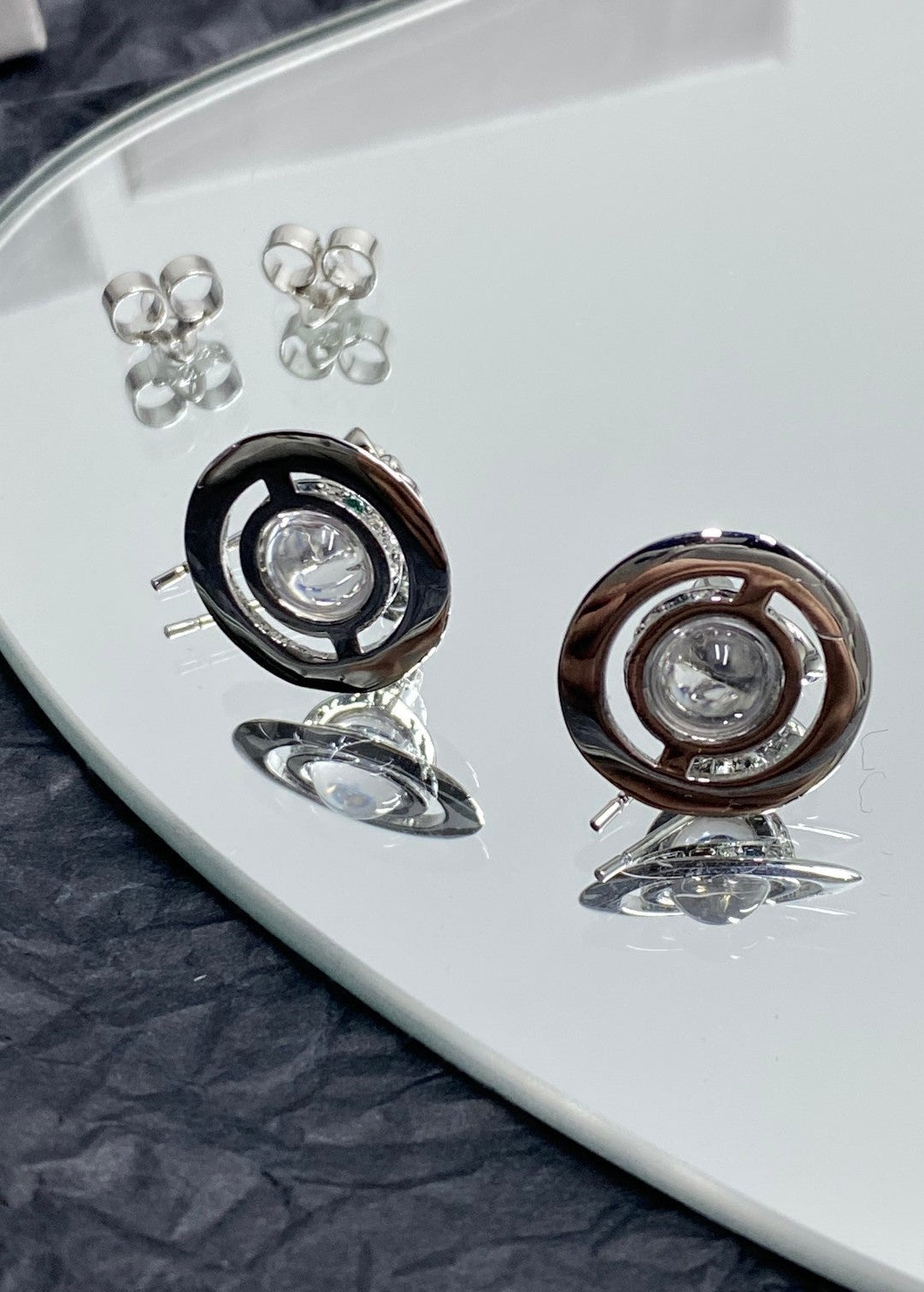 Vivienne Westwood Crystal Planet Earrings