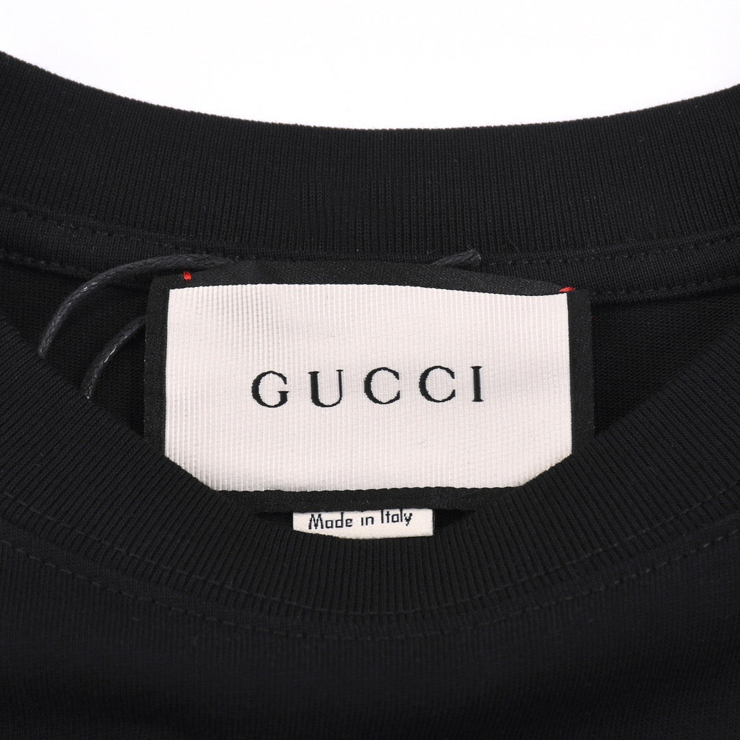 Gucci Distressed Logo Oversized T-Shirt