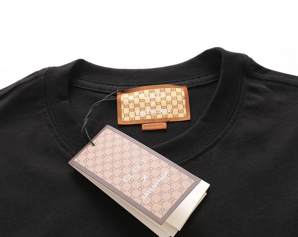 Gucci x Balenciaga Oversized Distressed Logo Tee