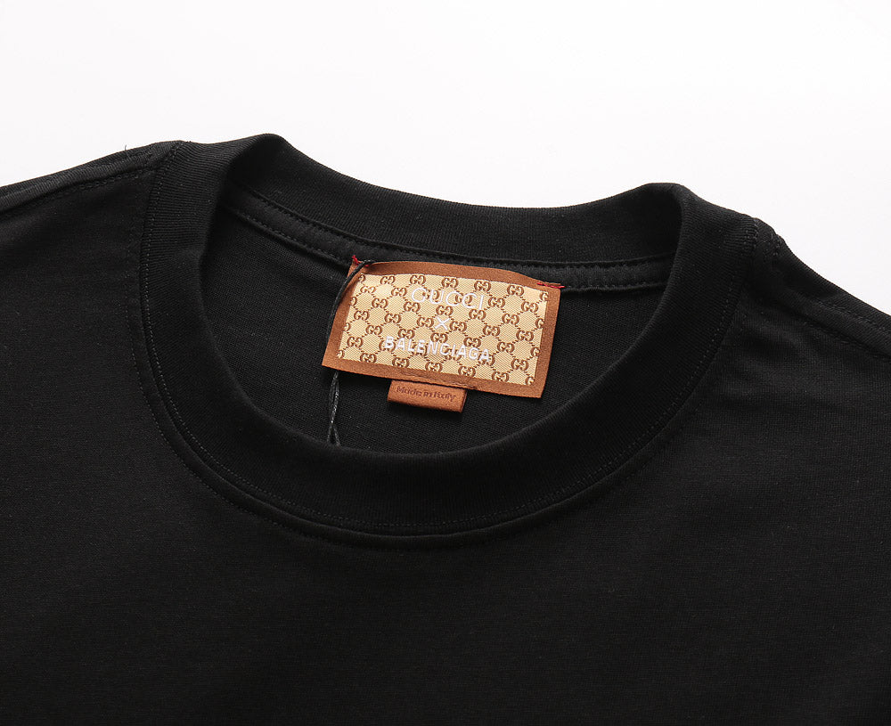 Gucci x Balenciaga Oversized Distressed Logo Tee