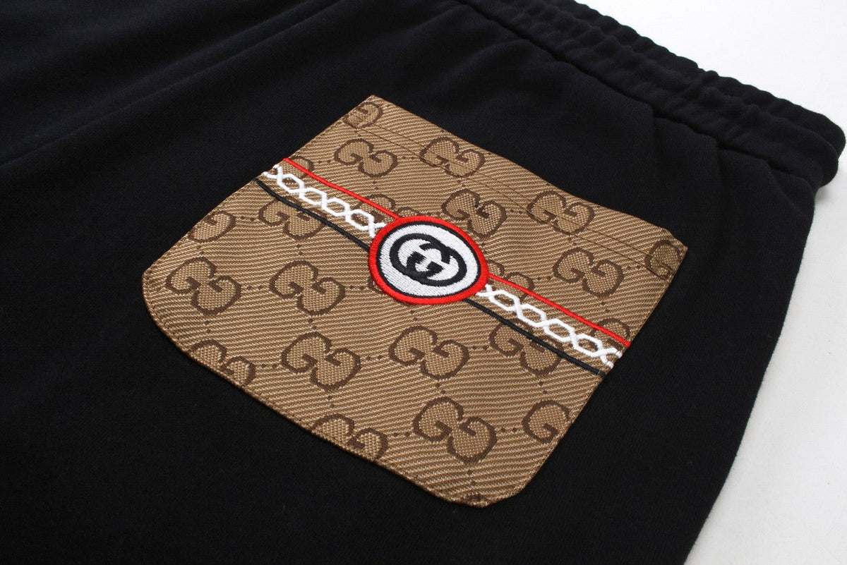 Gucci GG Side-Stripe Drawstring Shorts
