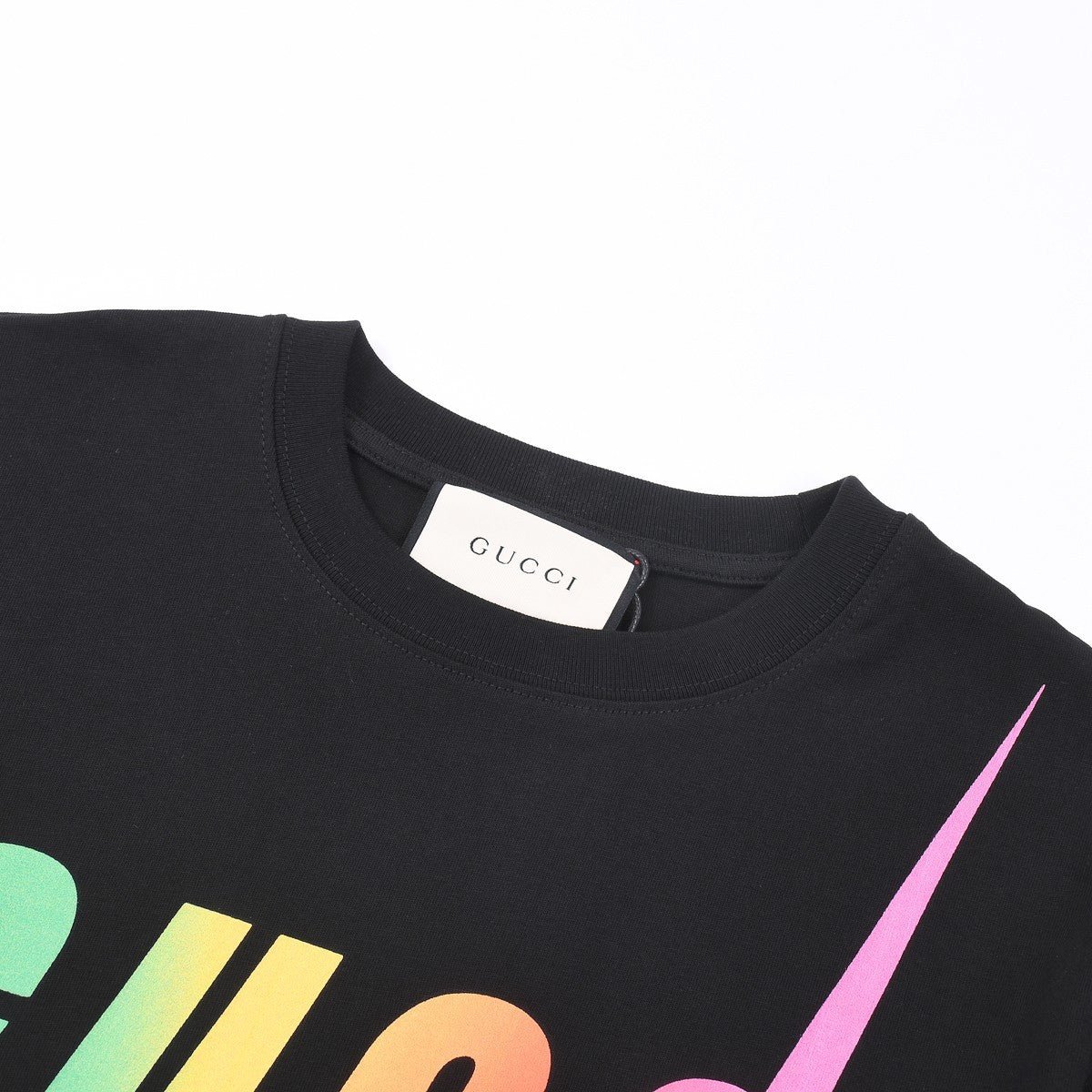 Gucci Rainbow Blade Logo Oversized T-Shirt