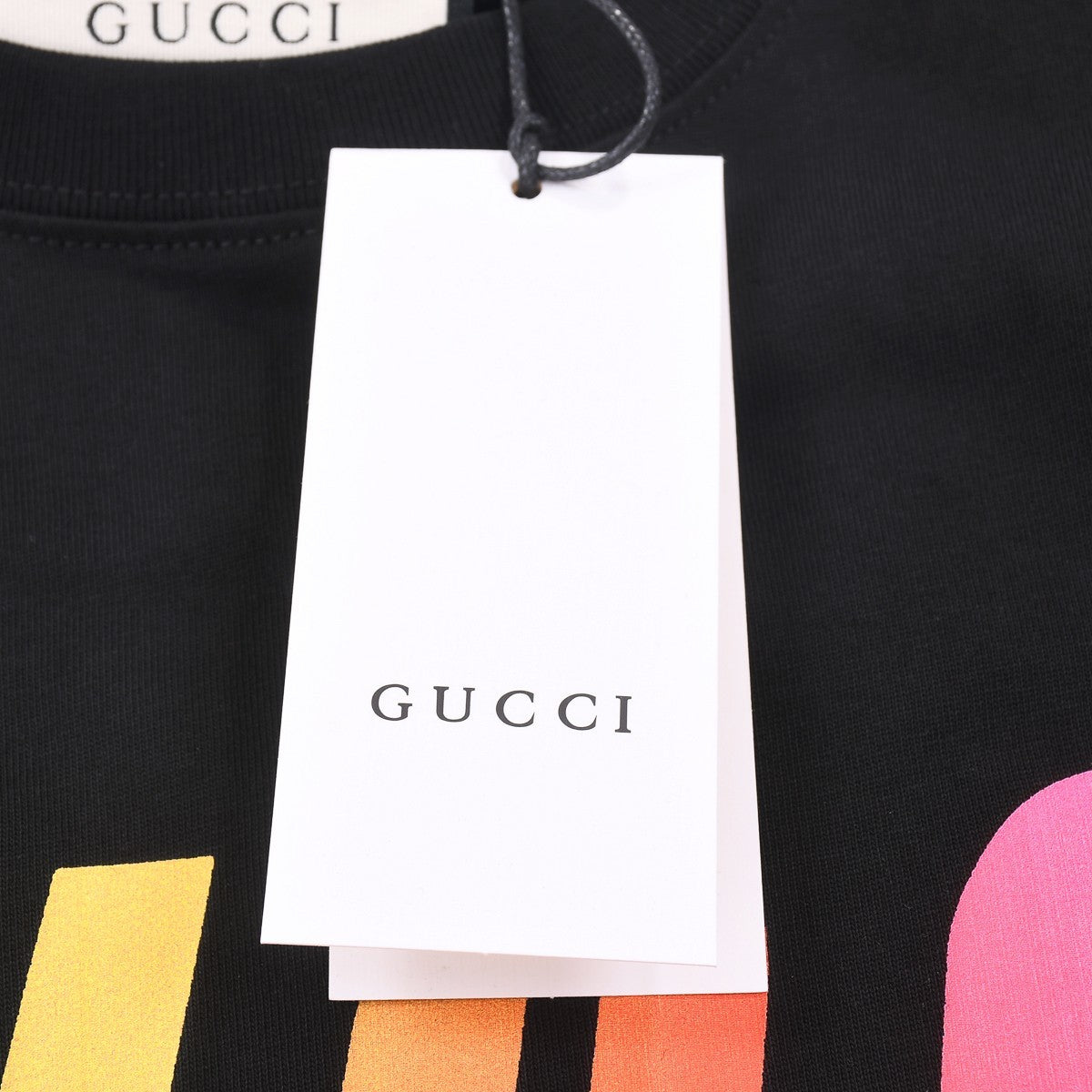 Gucci Rainbow Blade Logo Oversized T-Shirt