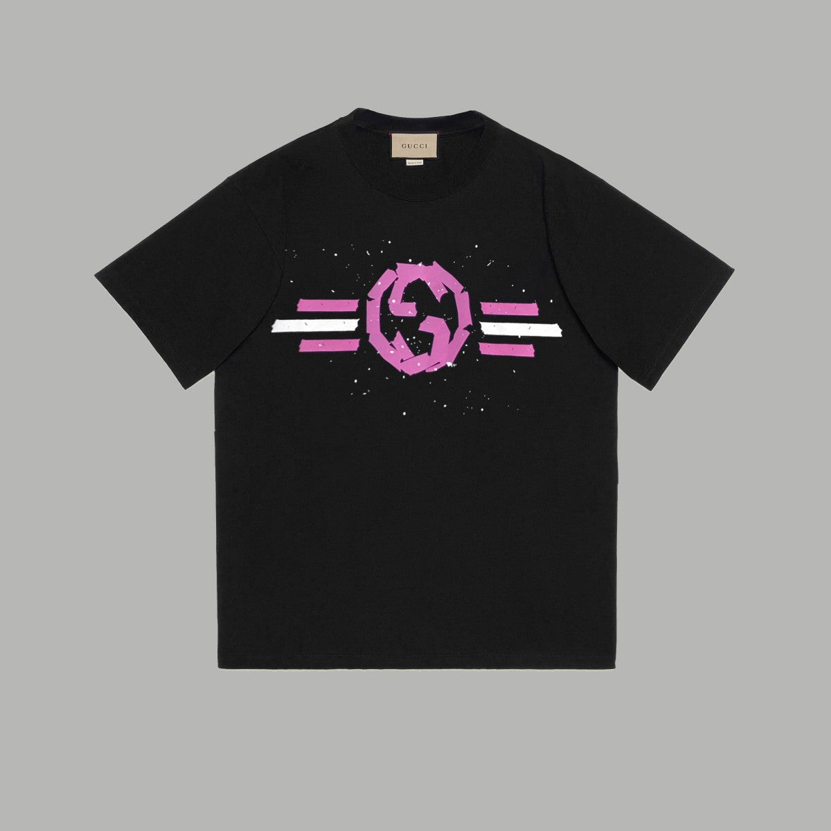 Gucci Signature GG Logo Print T-Shirt
