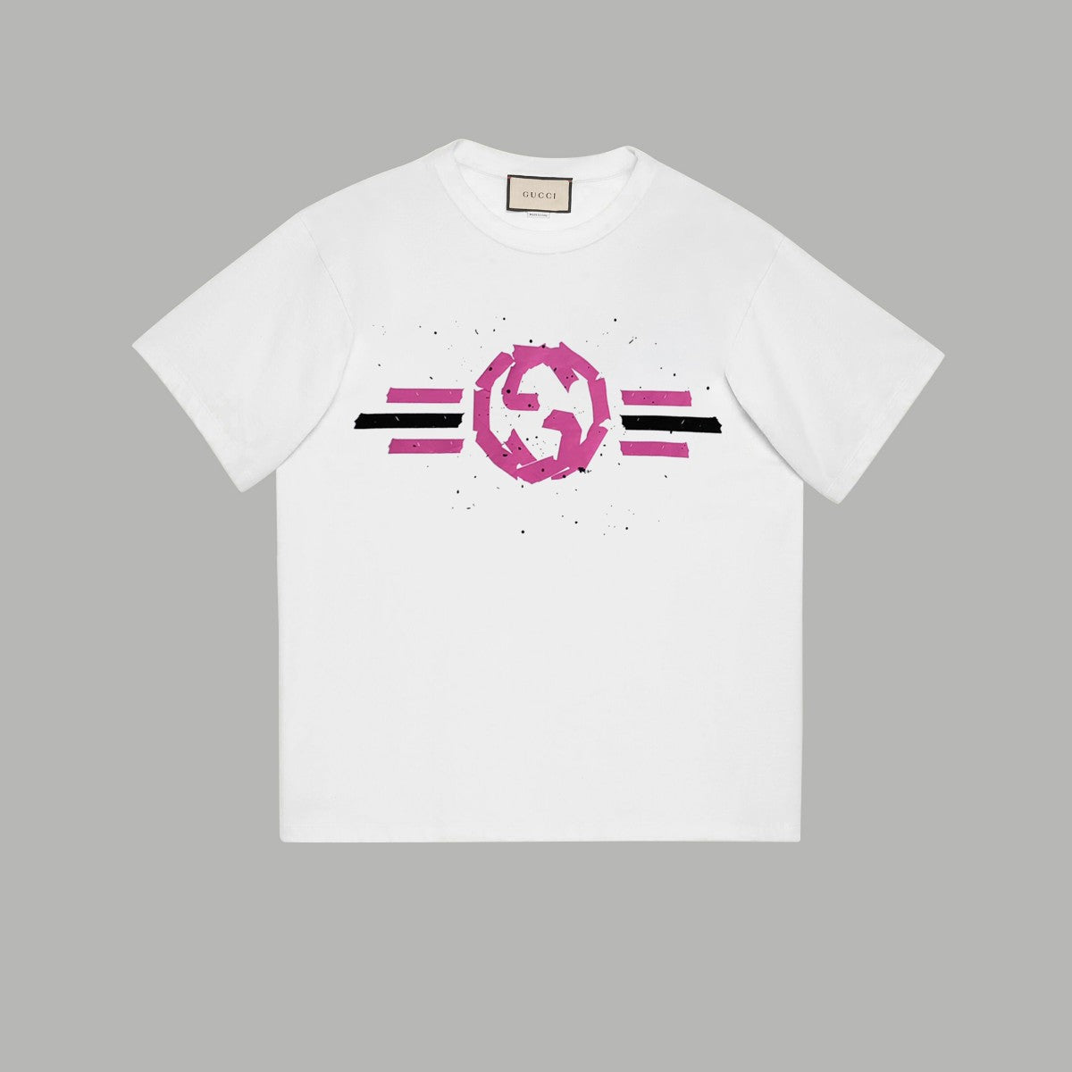 Gucci Signature GG Logo Print T-Shirt